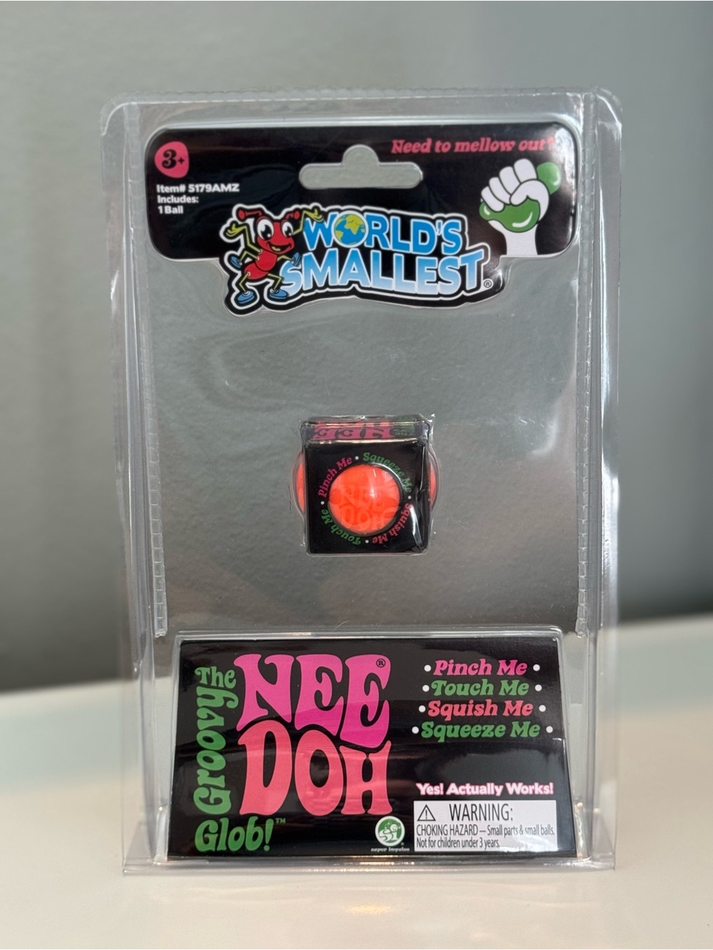 World’s Smallest NeeDoh Groovy Glob Authentic Squishy Fidget Toy New SHIPS TODAY